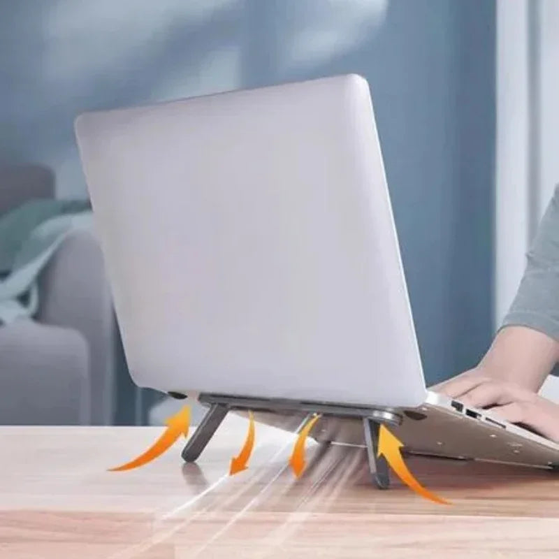 Foldable Portable Laptop Stand Adjustable Ergonomic Notebook Holder Cooling Bracket Riser Universal Desk Stand Accessories