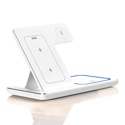 High-Speed Wireless Charging Station 3in 1 for iPhone17/16/15/14/13/12/iWatch10/9/8/7,AirPods2/3/Pro-Multiple Devices-for Home