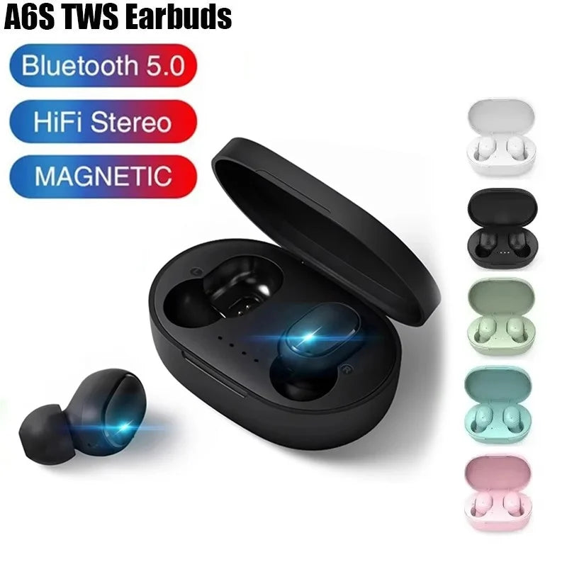 TWS Wireless Bluetooth 5.0 Headset Music Earbuds Noise Reduction Earphone Sports Headphones With HD Mic For iPhone Huawei Xiaomi