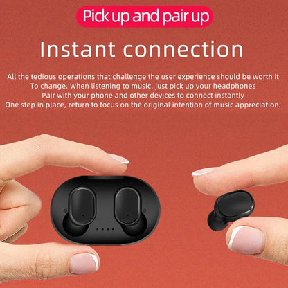 TWS Wireless Bluetooth 5.0 Headset Music Earbuds Noise Reduction Earphone Sports Headphones With HD Mic For iPhone Huawei Xiaomi