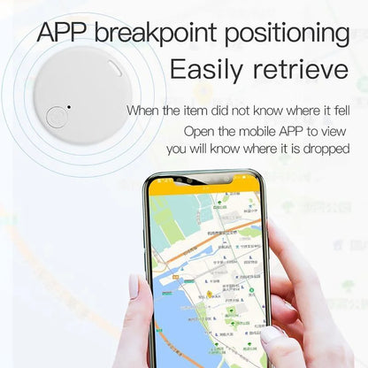 Bluetooth Smart GPS Tracker Mini Anti Lost Device Tracking Smart Finder Locator For Key/Luggage/Pet/Kids/Bag/Wallet Smart Finder