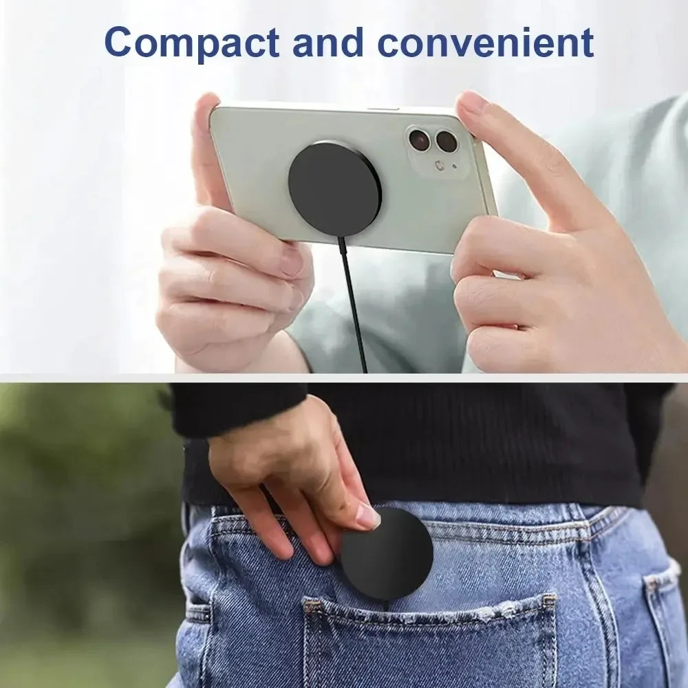 15W Magnetic Qi Wireless Chargers Fast Charging for iPhone17 16 15 14 13 12 Pro Max PD Fast Charging For Xiaomi Pad Adapter