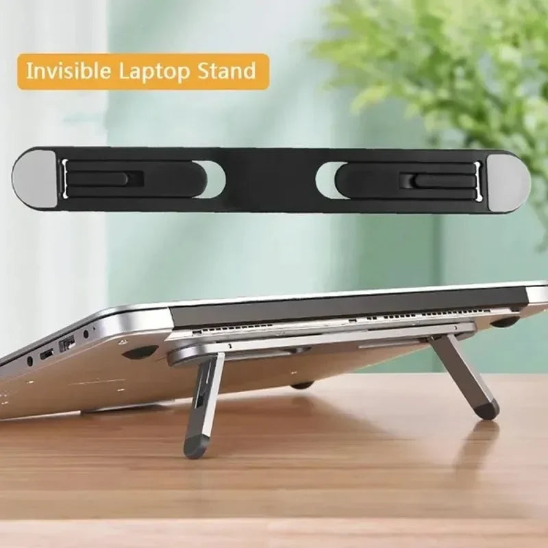 Foldable Portable Laptop Stand Adjustable Ergonomic Notebook Holder Cooling Bracket Riser Universal Desk Stand Accessories