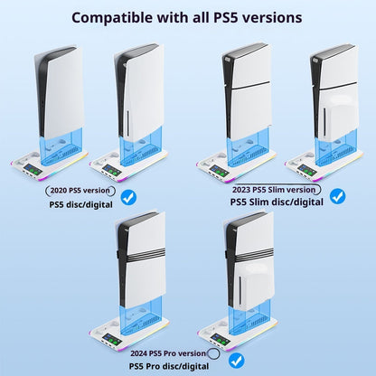 PS5SlimPRO Universal Cooling Fan Stand